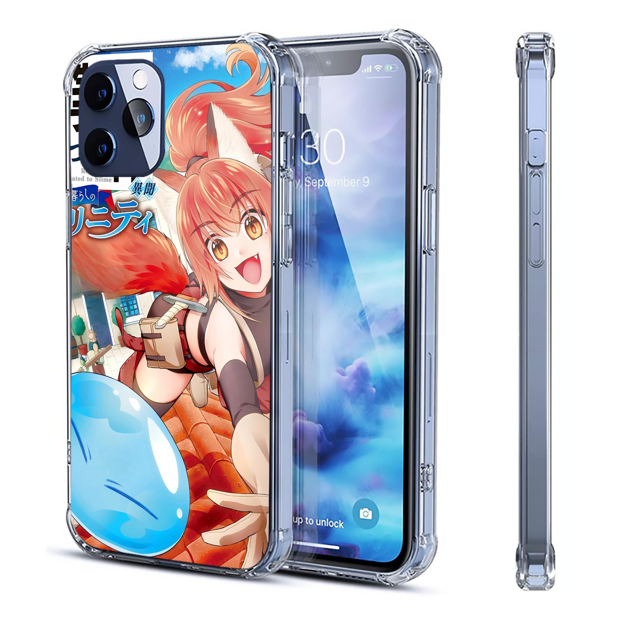 （画像用） 転スラ Regarding Reincarnated to Slime 【iPhone 12シリーズ対応】透明スマホケース（クリアソフトケース）